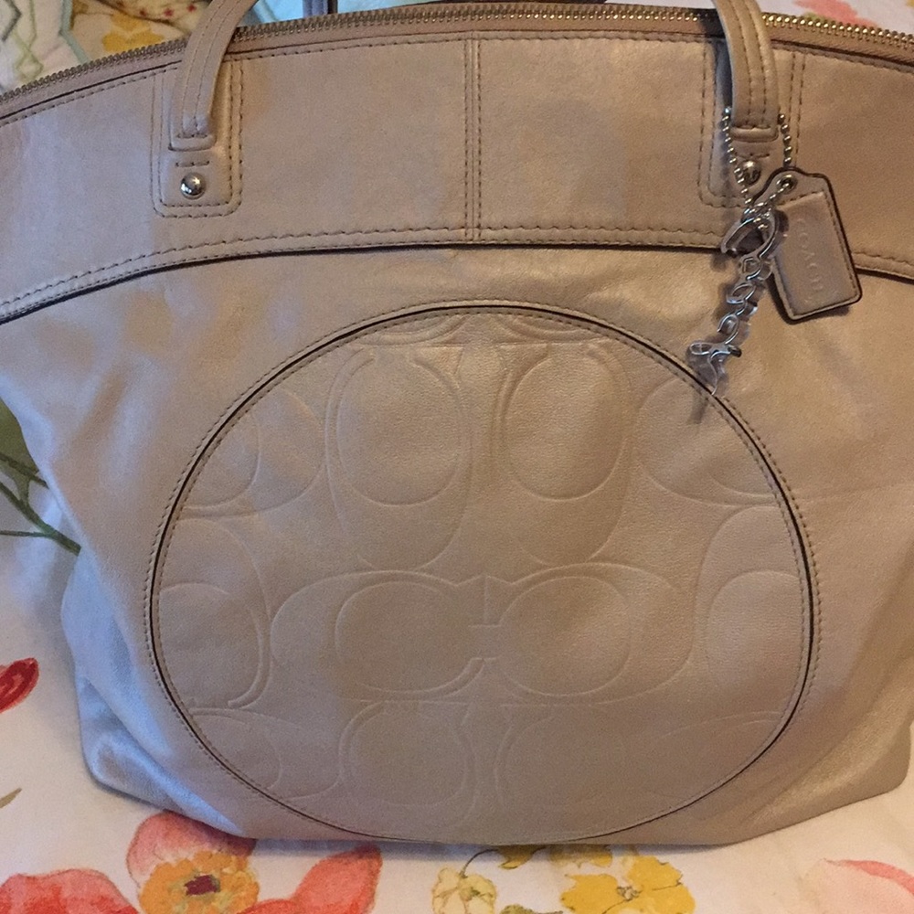 Coach Leather Shoulder Bag